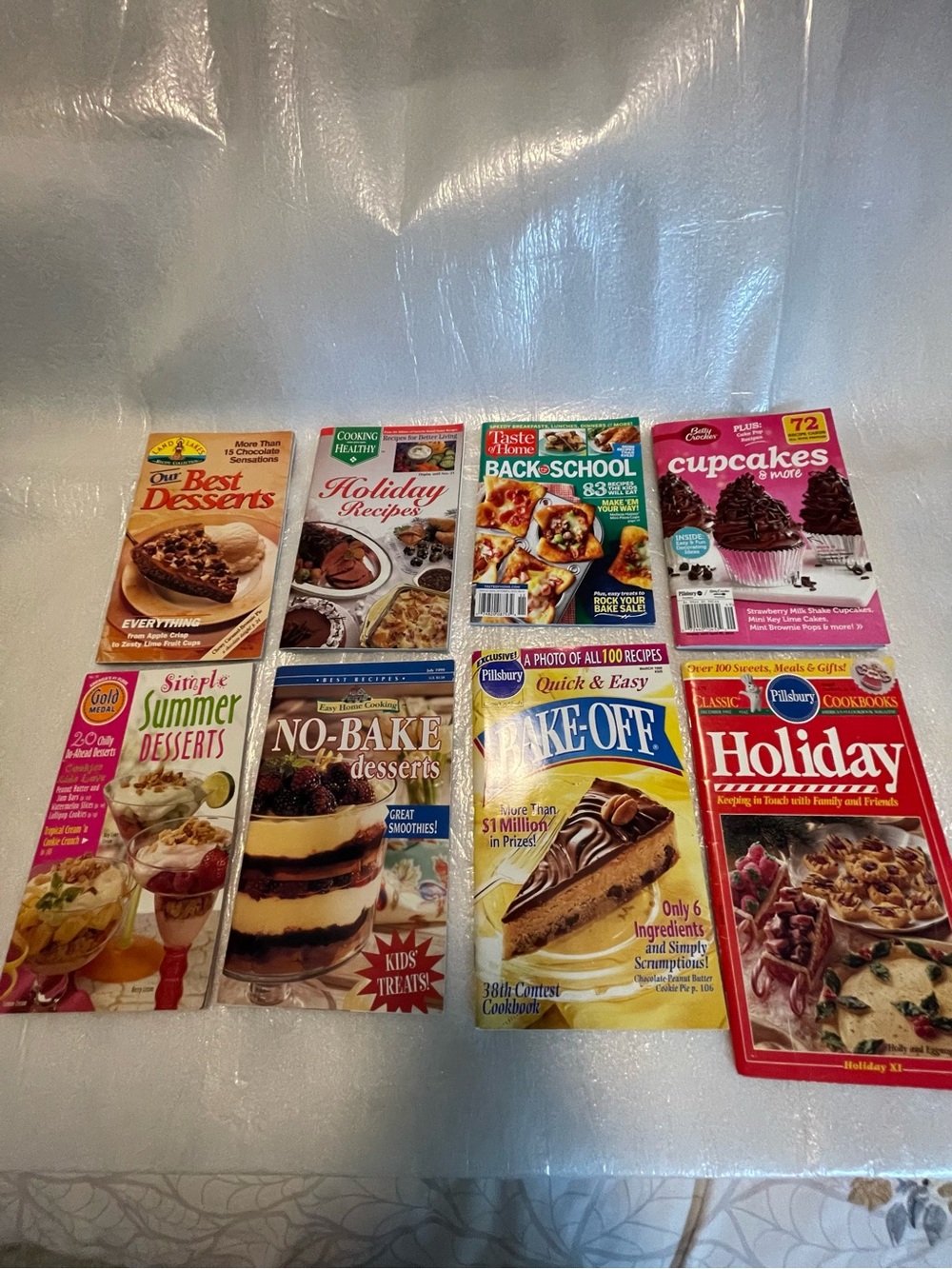 Assorted Vintage Recipe Booklets - Colorful Covers- 8